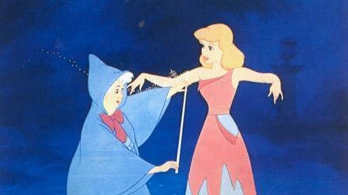 Fotograma de la película La Cenicienta, estrenada en 1950 de Disney.