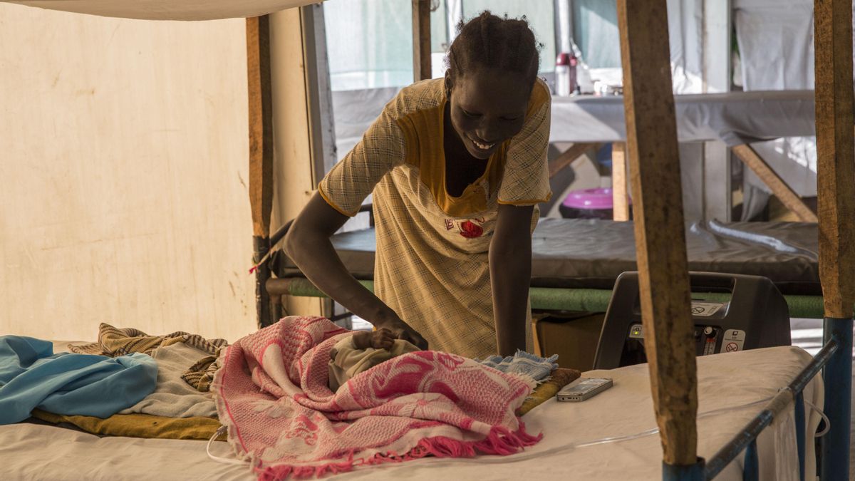 La vida no es vida en el campo de refugiados de Malakal