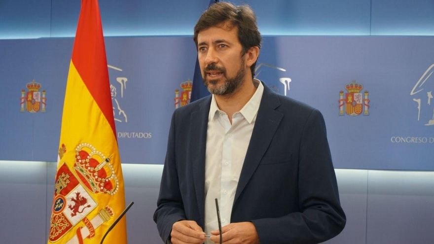 El diputado de Unidas Podemos en el Congreso Antón Gómez-Reino