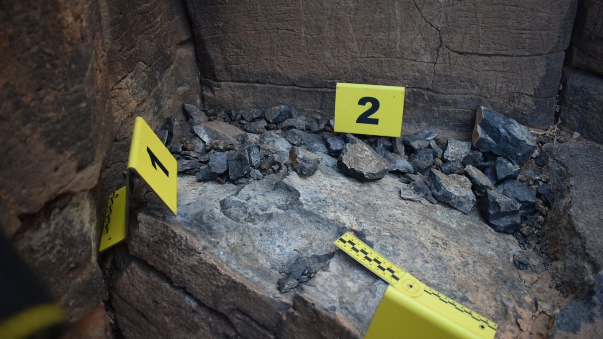 Un ciudadano descubre el intento de robo de un yacimiento arqueológico en Fuerteventura