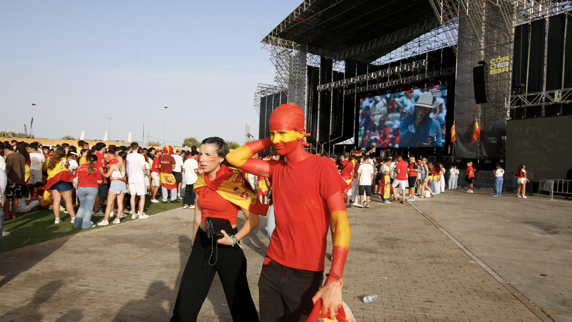 Afición de la selección española en el Córdoba Live