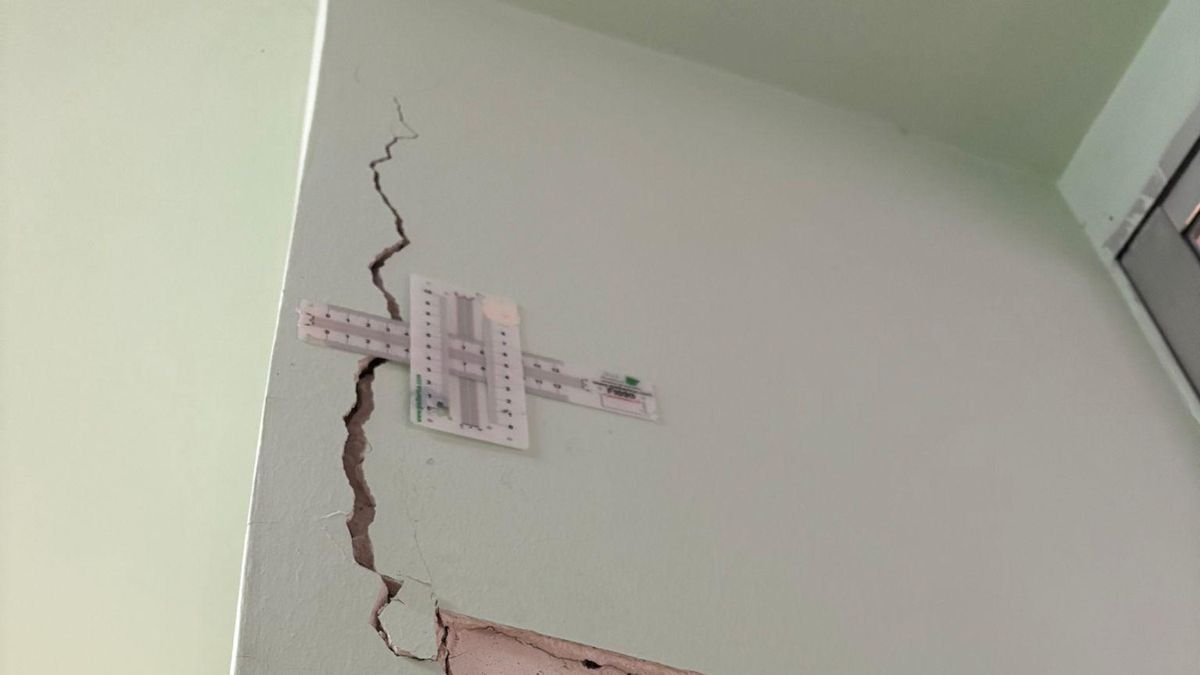 Estado de deterioro del colegio Marqués de Vallejo