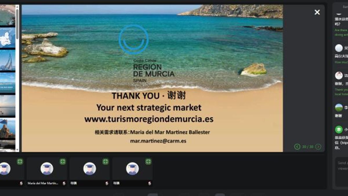 Esta actuación forma parte de la estrategia de internacionalización del destino que desarrolla el Itrem para diversificar mercados emisores y aumentar la proyección internacional de la Región de Murcia