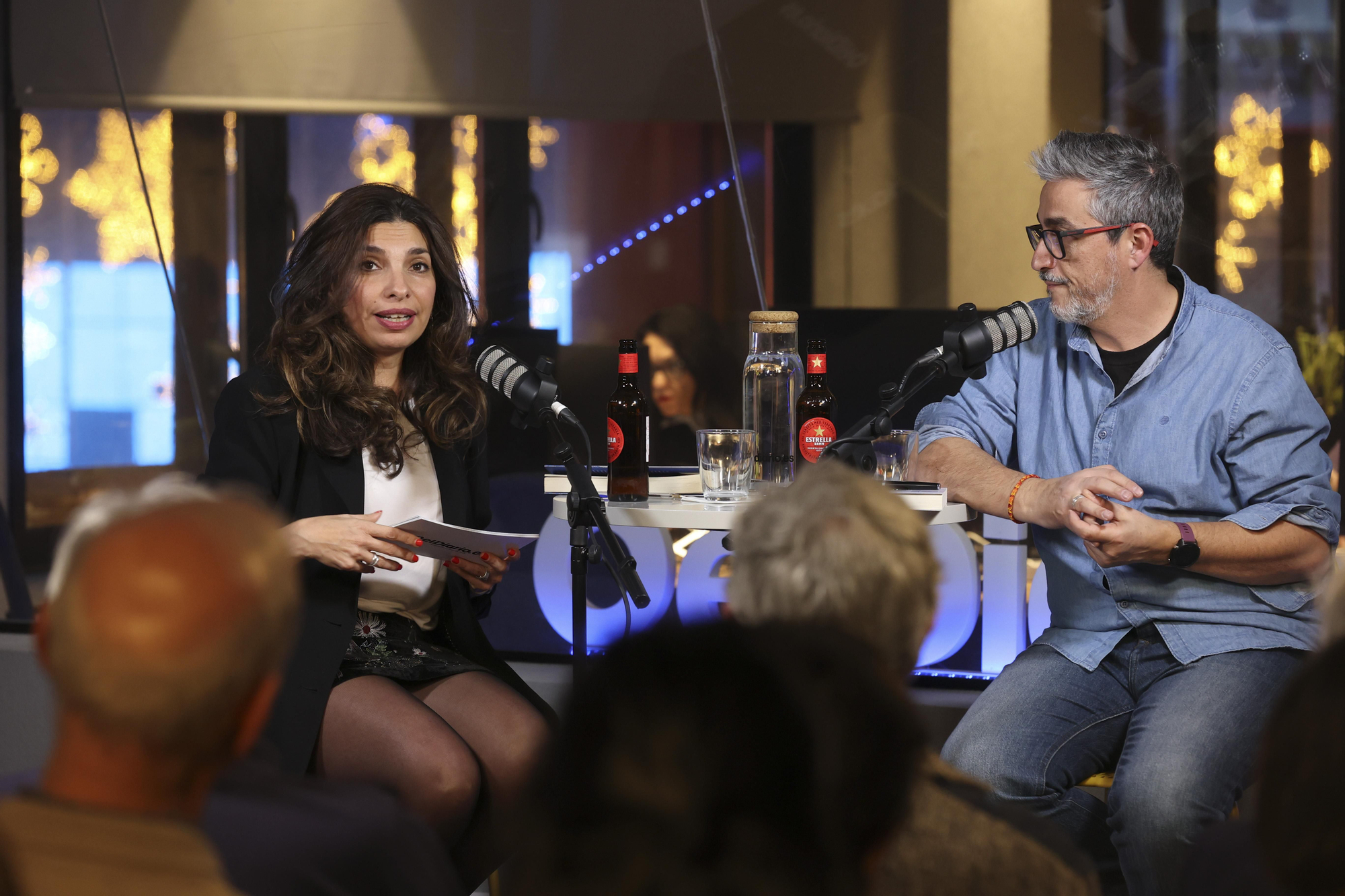 Jesús Bastante, entrevistado por la subdirectora de elDiario.es, Natalia Chientaroli