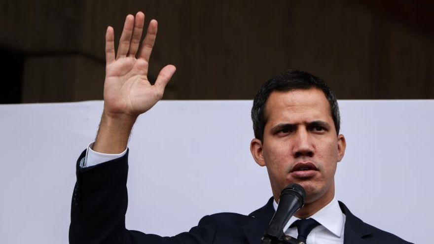 El líder de la Asamblea Nacional venezolana, Juan Guaidó.