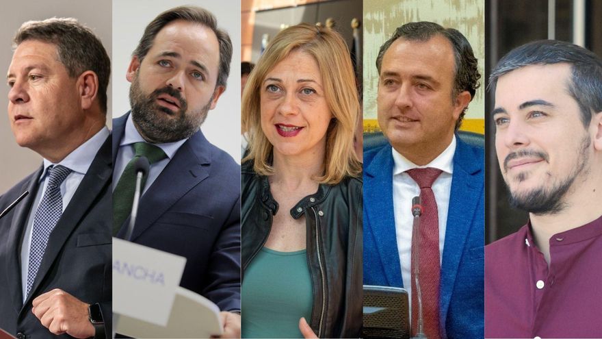 Cinco partidos políticos en el segundo debate electoral de la historia de la televisión de Castilla-La Mancha