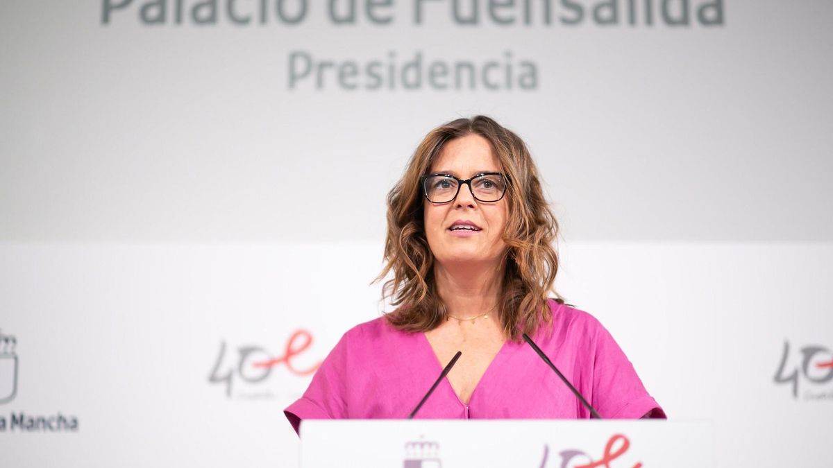 La portavoz del Gobierno de Castilla-La Mancha, Esther Padilla, en foto de archivo