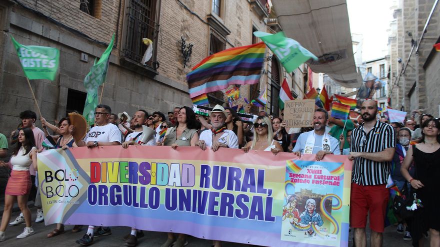 Manifestación por el Día del Orgullo LGTBI 2025 en Toledo