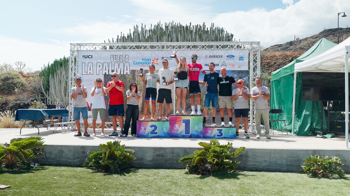 Pedro Rodríguez Mesa y Katrin Palsdottir reinan en la segunda edición de la Vuelta La Palma