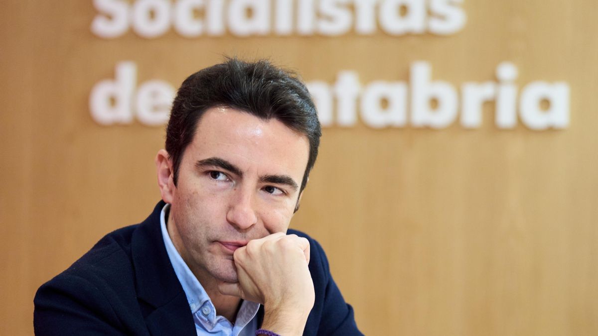 Pedro Casares, secretario general del PSOE de Cantabria.