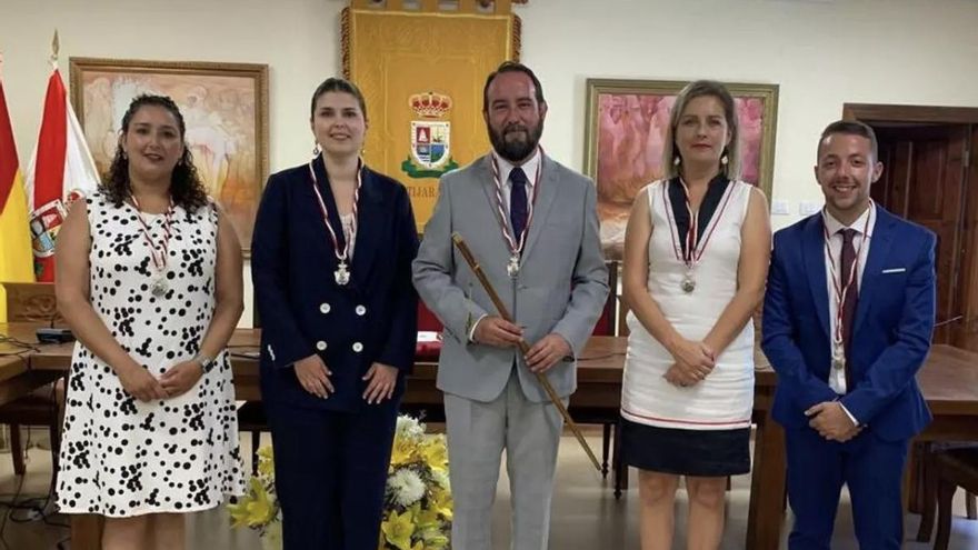 El nuevo grupo de Gobierno de Tijarafe.