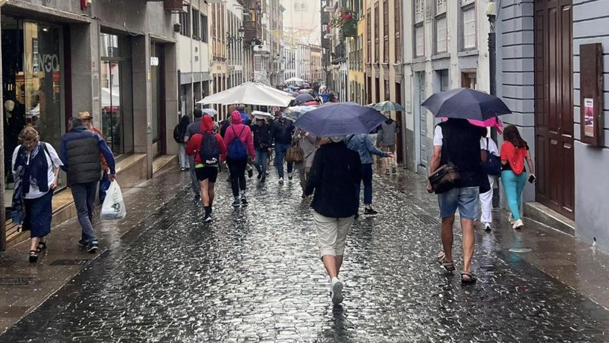 Lluvias este viernes en el norte y este y probables heladas en las cumbres La Palma