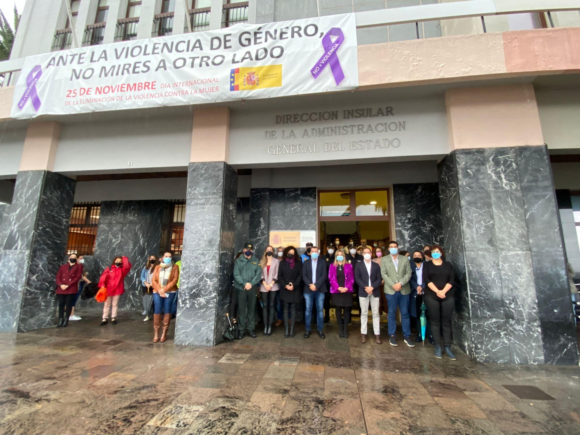 Concentración en Santa Cruz de La Palma.