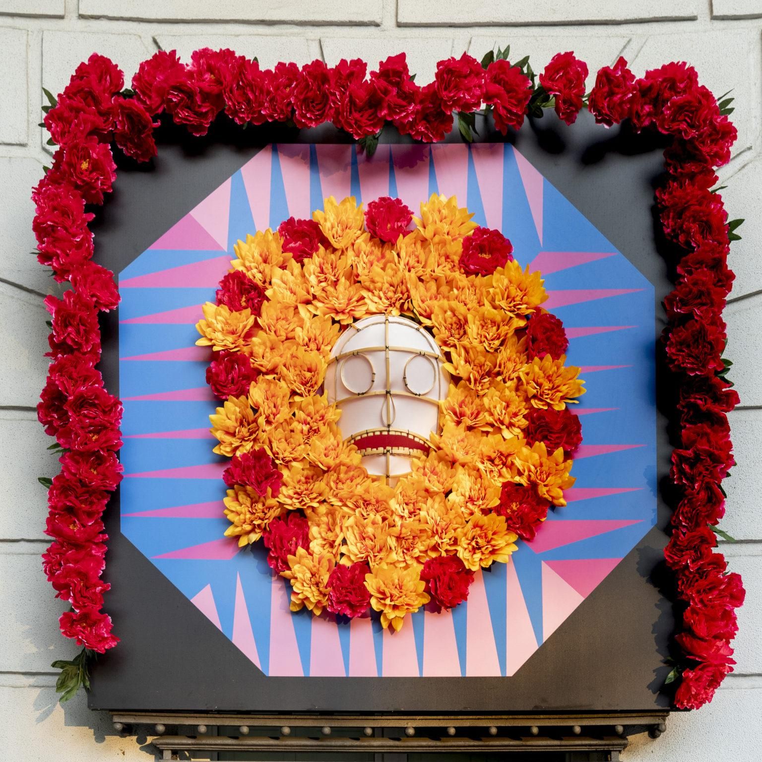 Altar de Muertos Casa México 2020 - calavera exterior