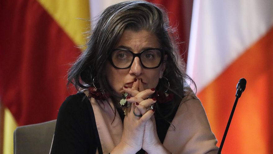 FOTO ARCHIVO. La relatora especial de la ONU para Palestina, Francesca Albanese. EFE/ Carlos Ortega