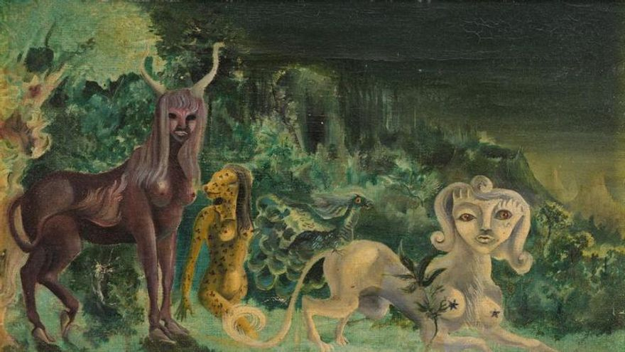 El inquietante cuadro que Leonora Carrington regaló a su controvertido psiquiatra se exhibe por primera vez en décadas