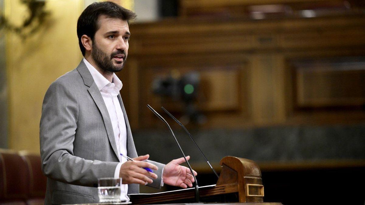 El diputado Javier Sánchez Serna en el Congreso