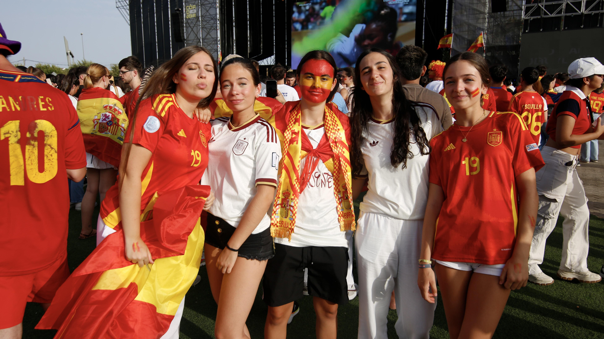 Afición de la selección española en el Córdoba Live