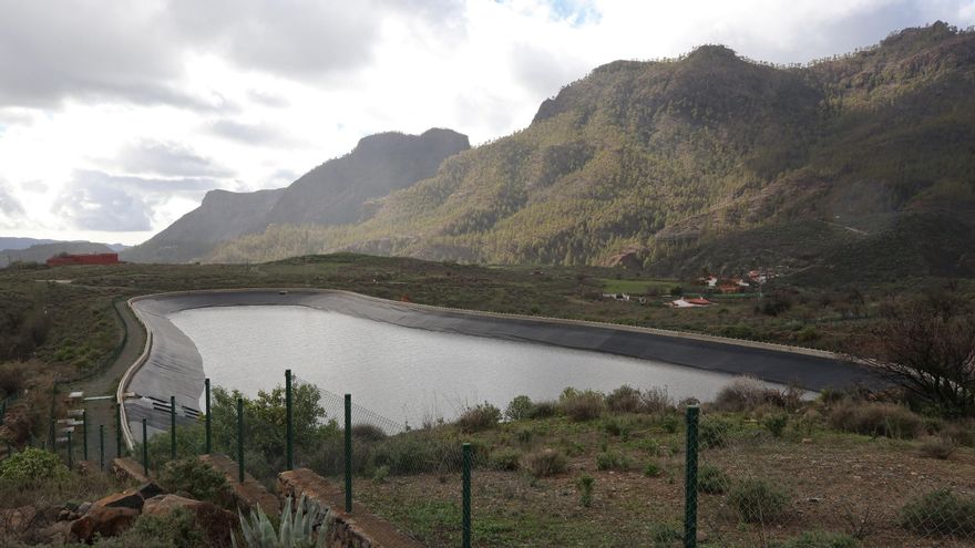 Embalse en El Sequero, San Bartolomé de Tirajana. (ALEJANDRO RAMOS)