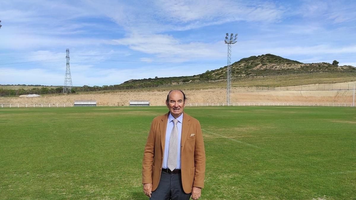 Félix Revuelta, presidente de la UD Logroñés, aprieta al Gobierno de La Rioja para acelerar la recalificación del suelo de la Ciudad Deportiva
