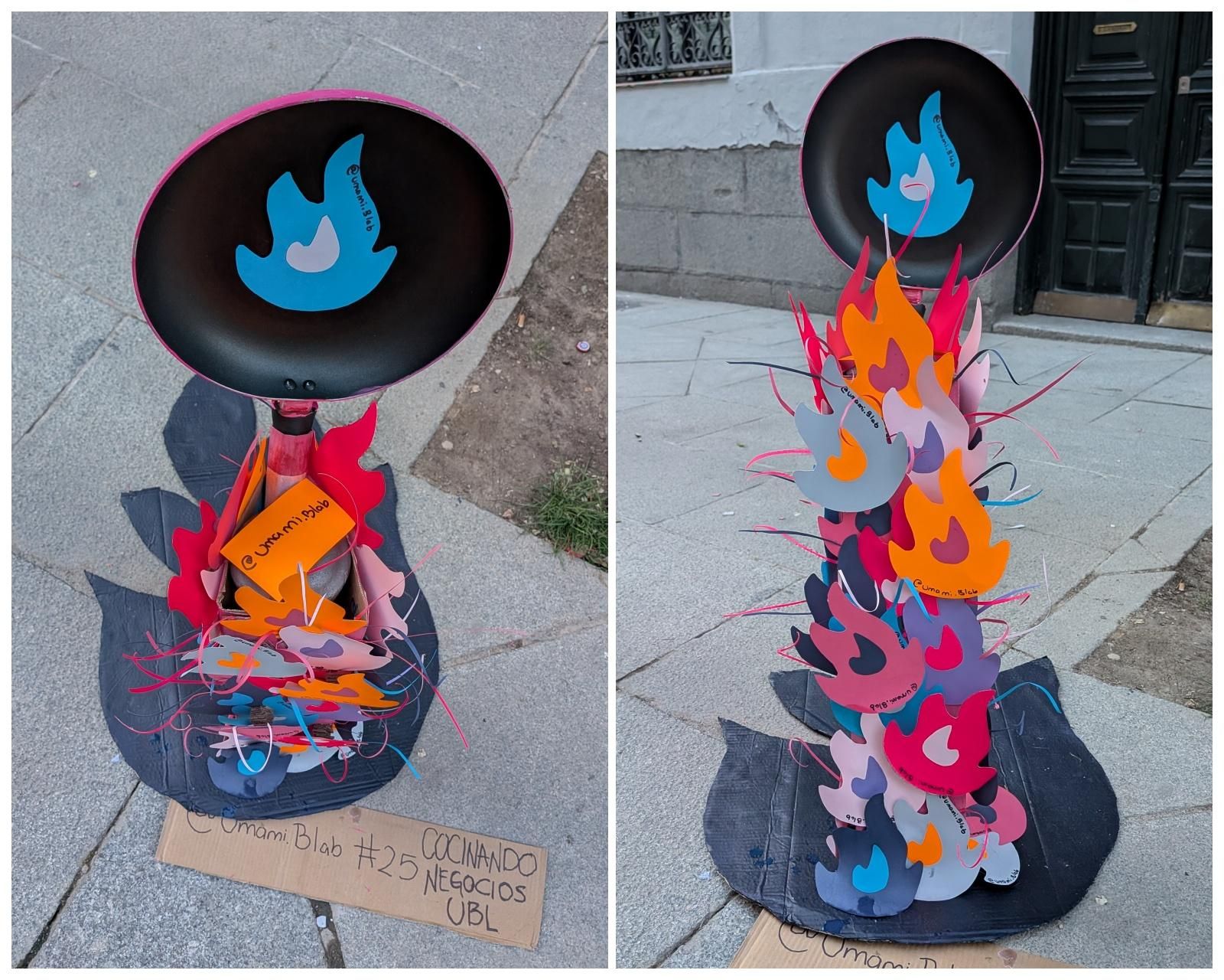 25 - Bolardo cocinando negocios