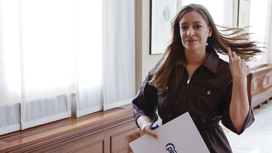 Ester Muñoz este martes en el Congreso de los Diputados.