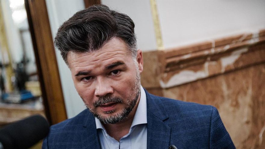 El portavoz de ERC en el Congreso, Gabriel Rufián