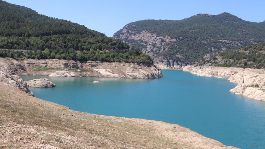 El pantano Llosa del Cavall, al 31% de capacidad