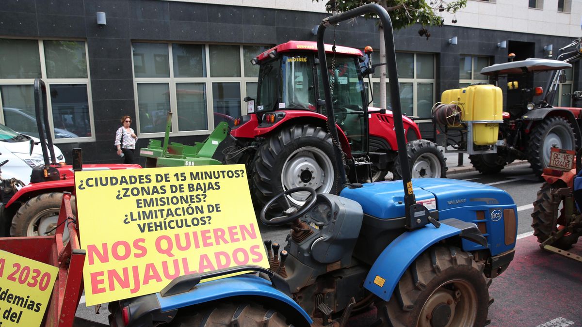 Así se vivió la protesta de agricultores y ganaderos en Gran Canaria