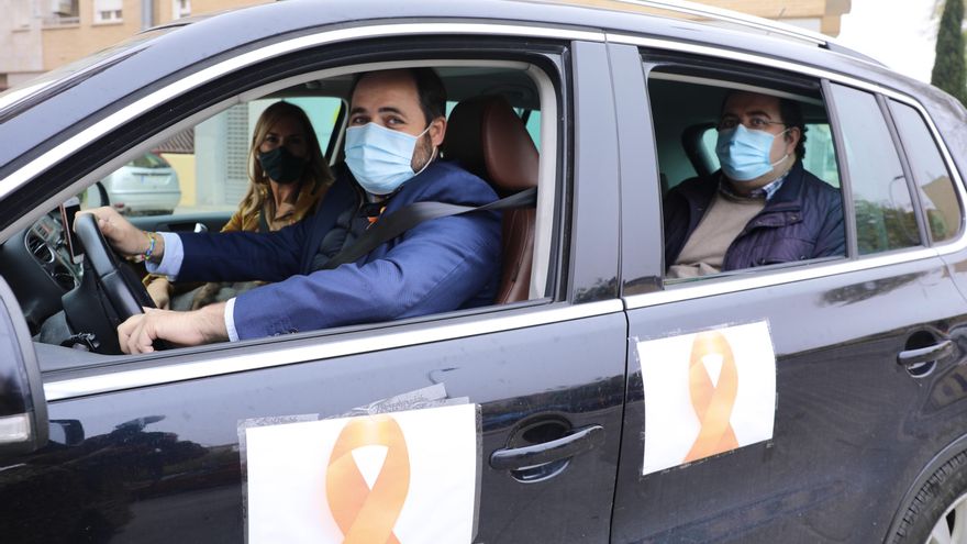 Núñez en la concentración contra la Ley Celaá