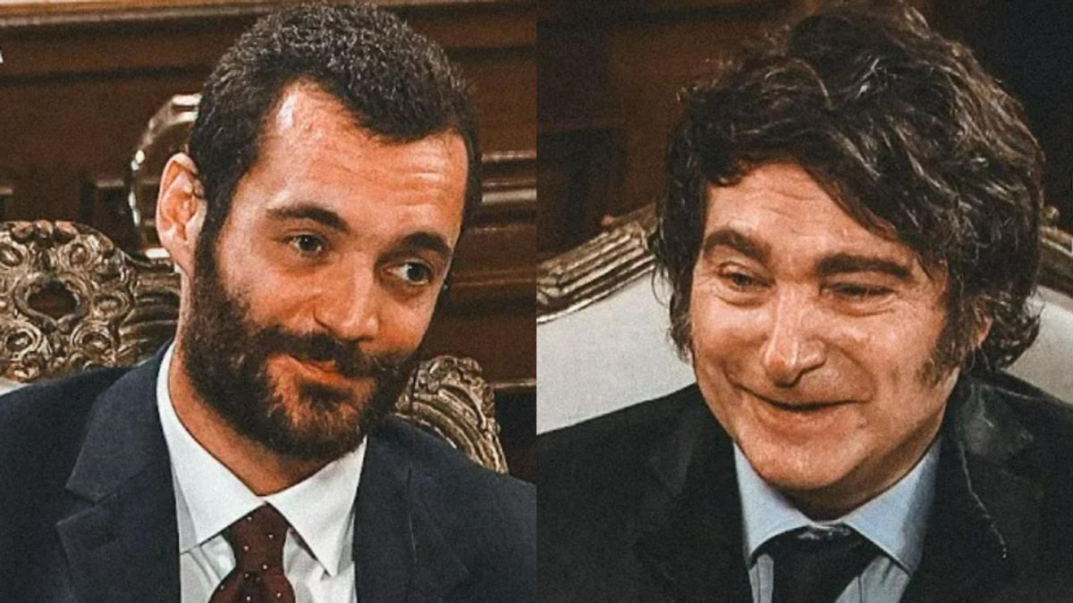Louis Sarkozy entrevistó a Javier Milei en la Casa Rosada el viernes en que se conocieron los audios filtrados de su hermana Karina.