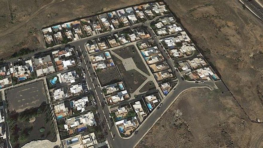 Vista aérea de la urbanización de La Bufona.