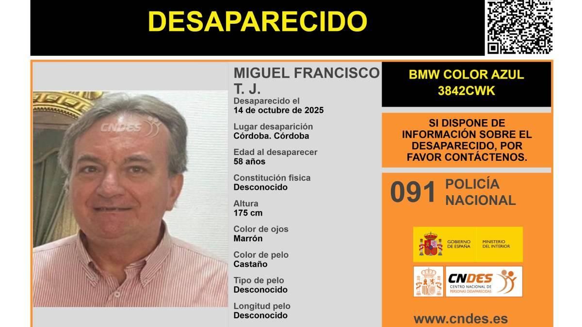 Buscan a un hombre desaparecido desde el martes en Córdoba