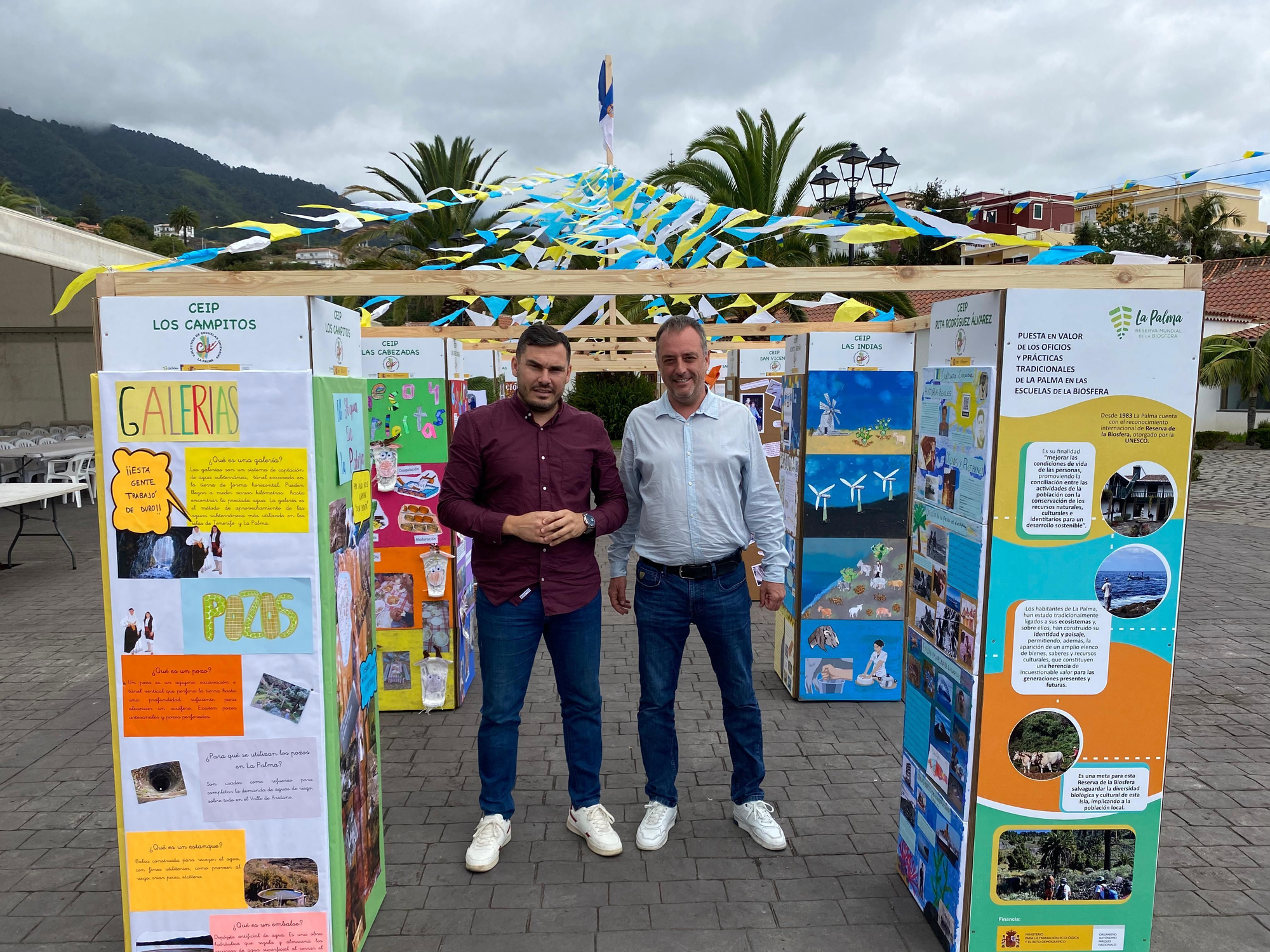 Los consejeros Yurguen Hernández y Alberto Paz participaron en la 'Romería Canaria'.