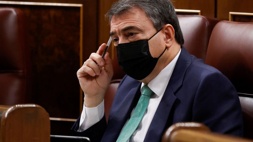 El portavoz del PNV en el Congreso, Aitor Esteban, en una fotografía de archivo. EFE/Juan Carlos Hidalgo