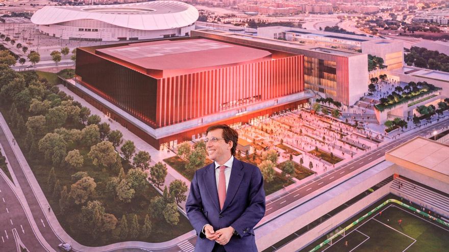 Almeida presenta la concesión para el pabellón de macroconciertos del Atlético pese al revés judicial que le afecta