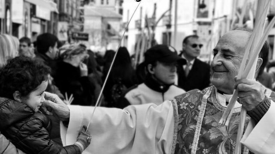 Antonio Trobajo en la Procesión de los Ramos en León. / Ealaizfotos
