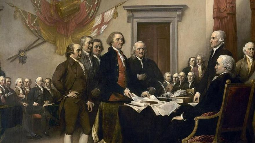 ¿Qué decía concretamente la Declaración de Independencia de los Estados Unidos que se firmó el 4 de julio de 1776?