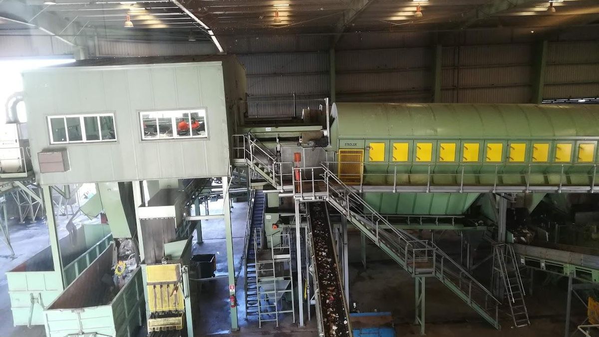 Un módulo de transformación de plástico en biocombustible.