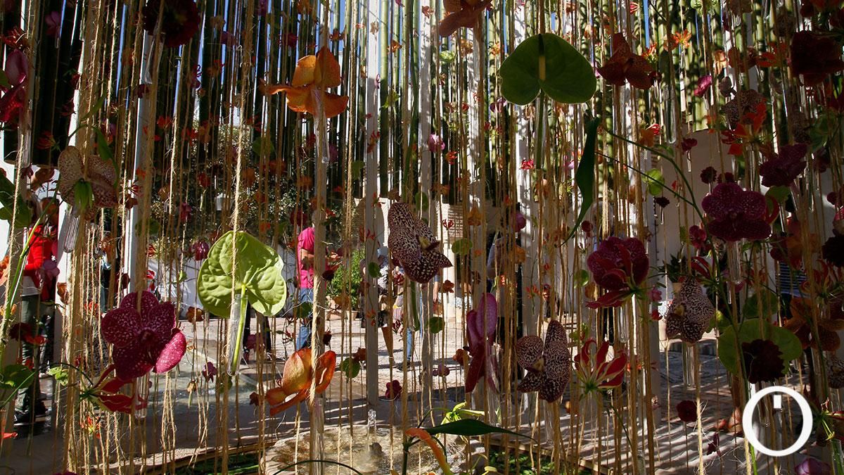 Instalación de Flora 2021 en el Palacio de Viana
