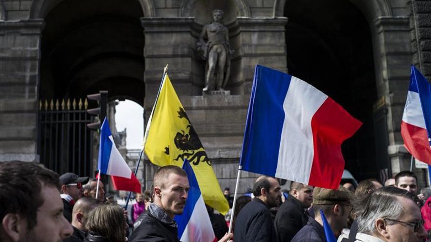 Jean-Marie Le Pen apenas moviliza en su homenaje a Juana de Arco