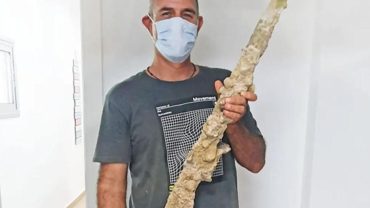 Un investigador detectó piezas sumergidas en la costa israelí y avisó a especialistas tras apartar a buscadores que querían llevárselas