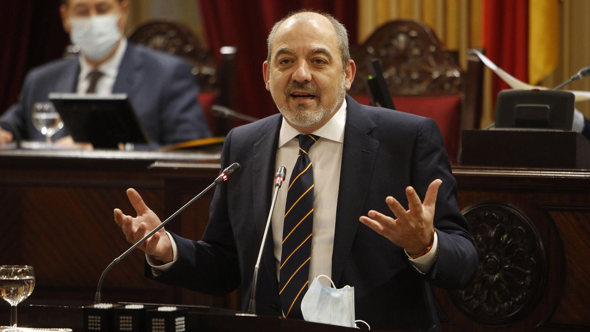 El diputado de Vox en el Parlament de Balears, Sergio Rodríguez.