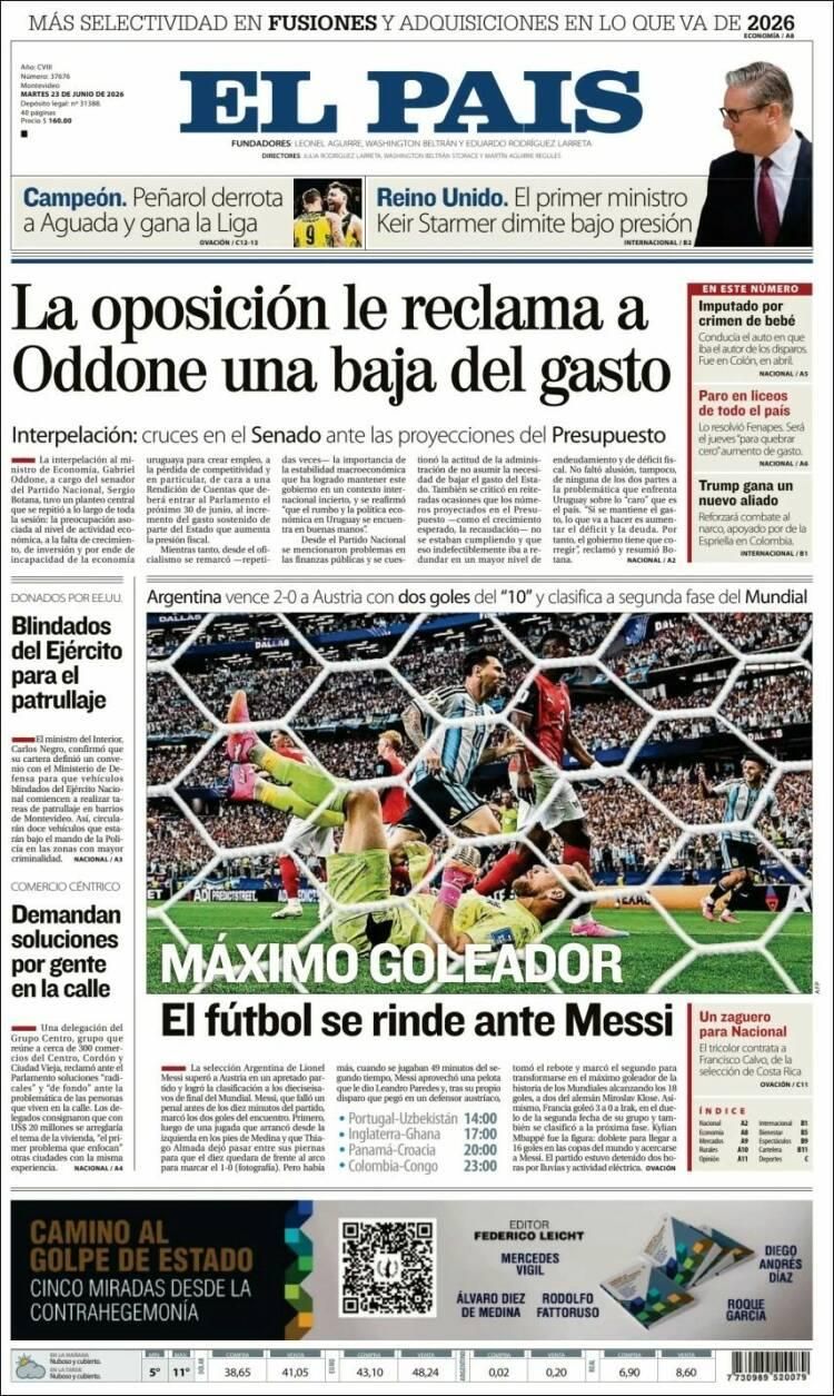 Los diarios del mundo, a los pies de un Messi eterno