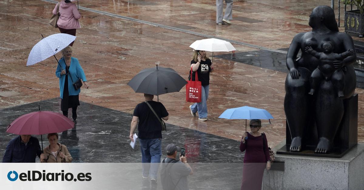 La Aemet advierte de lluvias fuertes en el Mediterráneo y activa avisos en dos comunidades