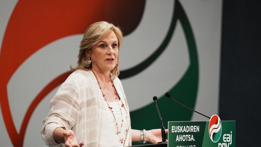 Archivo - La presidenta del Bizkai Buru Batzar de EAJ-PNV, Itxaso Atutxa
