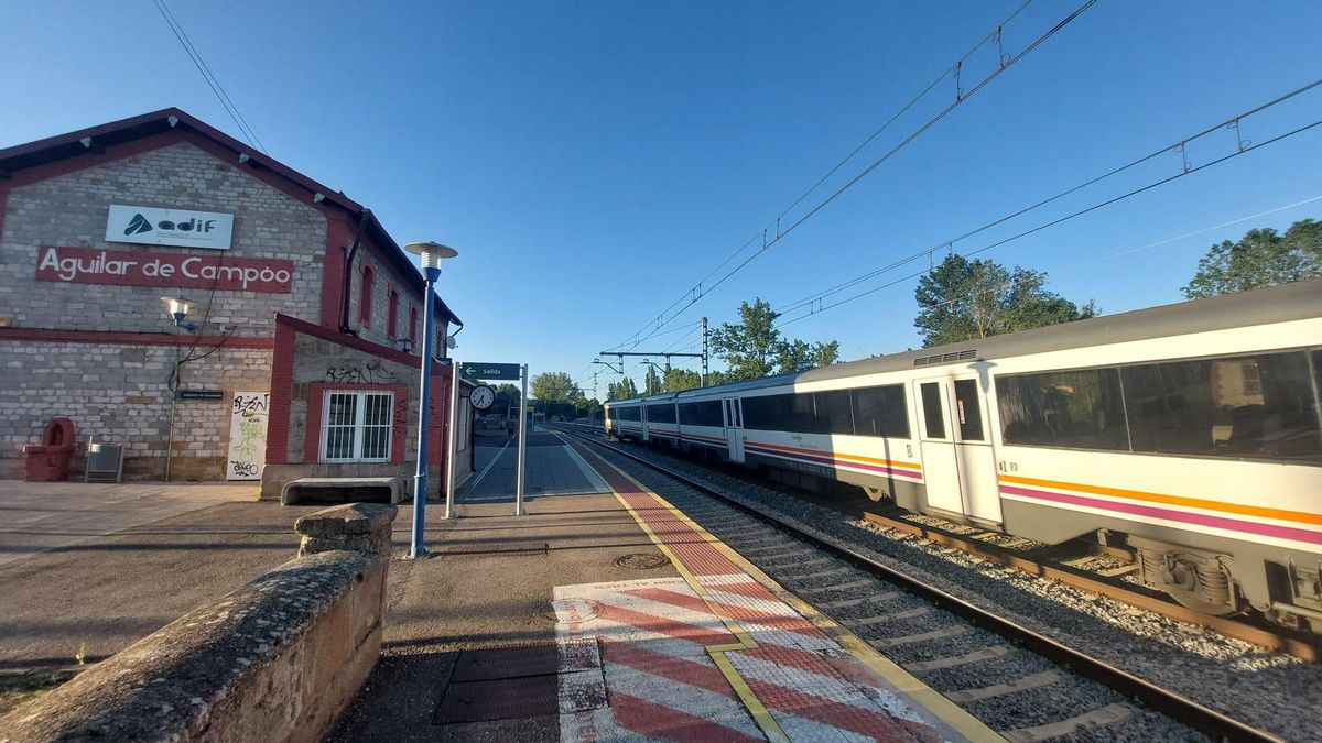 Estación de tren de Aguilar de Campoo.