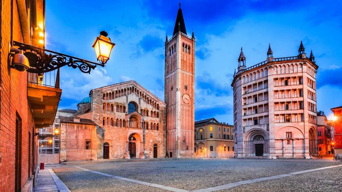La Piazza del Duomo, en Parma.