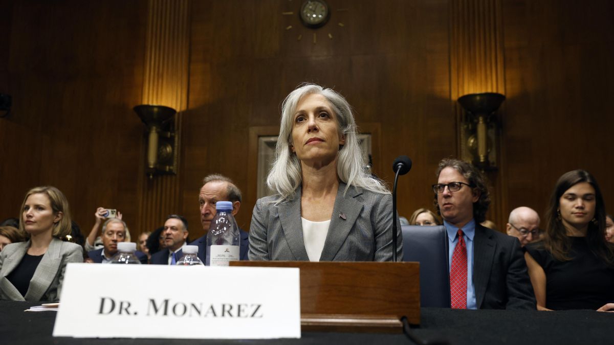 La exdirectora de los Centros para el Control y la Prevención de Enfermedades (CDC), Susan Monarez, ante el Comité Senatorial de Salud del Senado de EEUU, el 17 de septiembre de 2025 en Washington, D.C.
