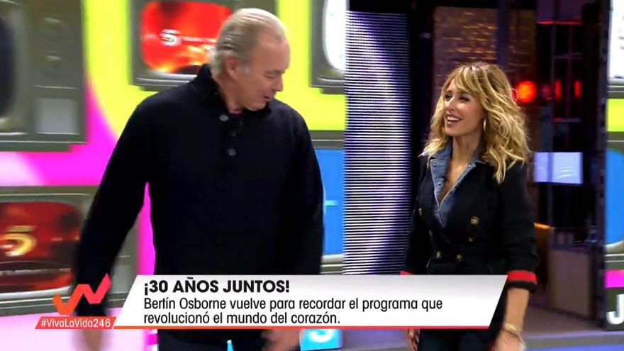 Bertín Osborne y Emma García en 'Viva la vida'